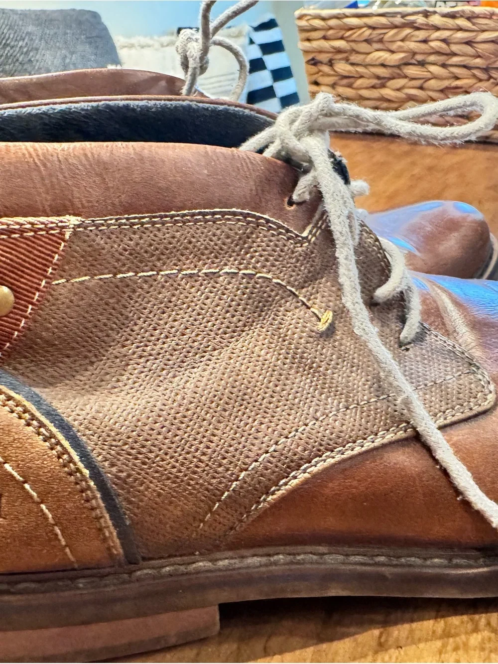 Freeman brown leather